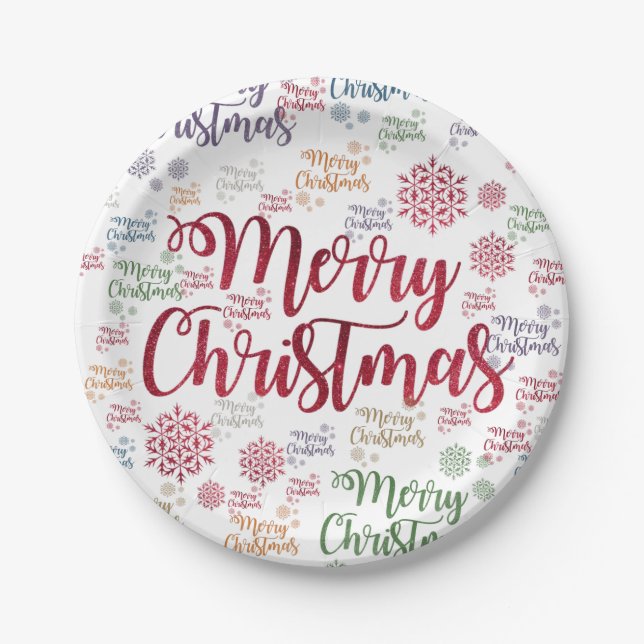 Prato De Papel Natal (Frente)