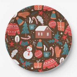 Prato De Papel Natal