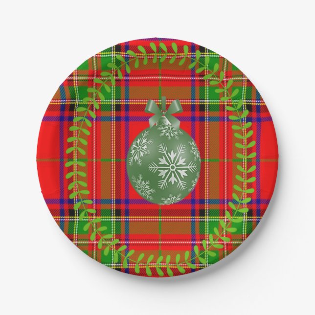 Prato De Papel Natal (Frente)