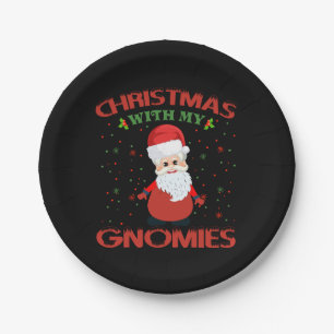 Prato De Papel natal com meus magnatas