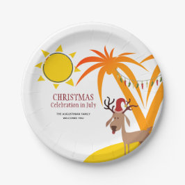 Prato De Papel NATAL DA Nova Zelândia EM JULHO