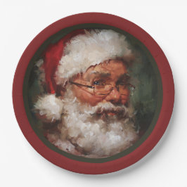 Prato De Papel Natal dos Papais noeis