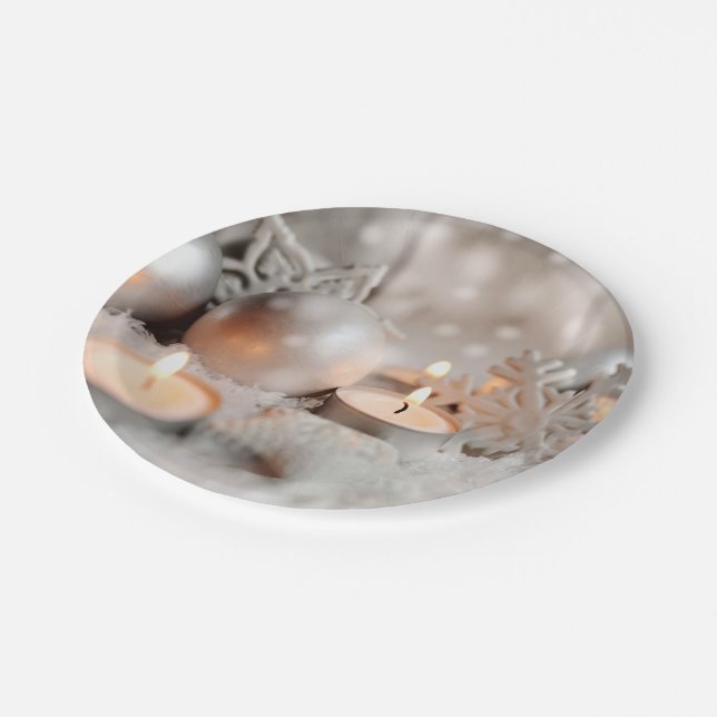 Prato De Papel Natal e Decoração Avançada (Inclinado)