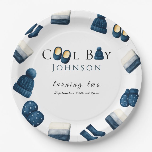 Prato De Papel natal, inverno aconchegante, fazendo dois (Frente)