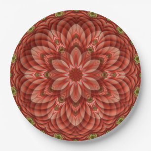 Prato De Papel Natal Mandala