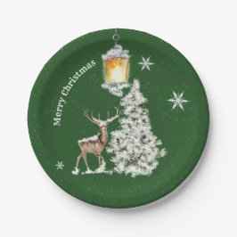 Prato De Papel Natal Tradicional Russo