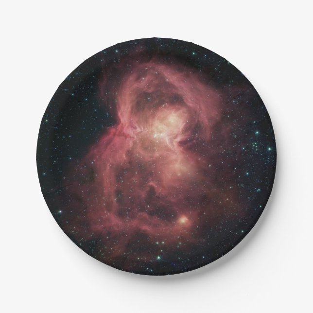 Prato De Papel Nebulosa da Borboleta Espacial (Frente)