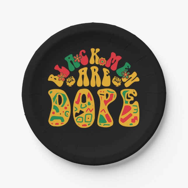 Prato De Papel negrito_men_are_dope_02 (Frente)