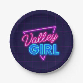 Prato De Papel Neon Valley Girl