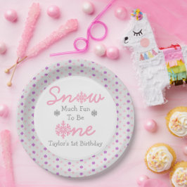 Prato De Papel Neve Muito Divertido Para Ser Um