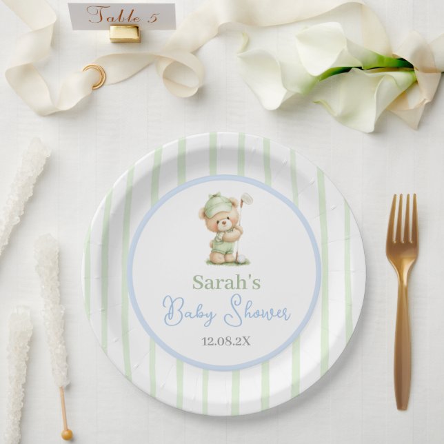 Prato De Papel New to the Club Baby Shower (Casamento)