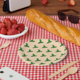 Prato De Papel Newest Merry Christmas Holiday Plates