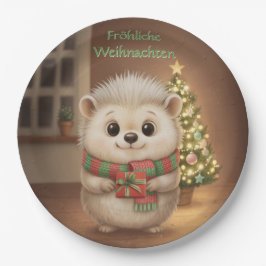 Prato De Papel Niko mit grünem Weihnachtsgruß