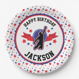 Prato De Papel Ninja Warrior Boys Party