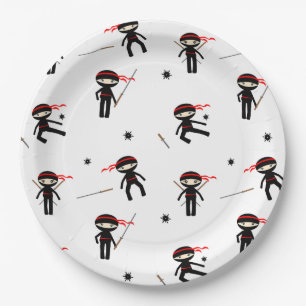 Prato De Papel Ninjas Bonitas