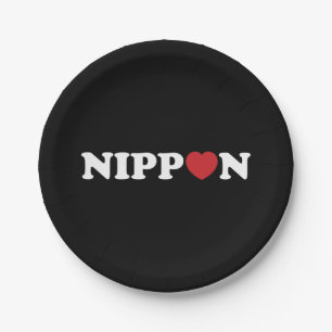 Prato De Papel Nippon Love Heart