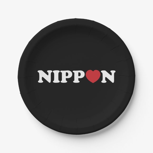 Prato De Papel Nippon Love Heart (Frente)