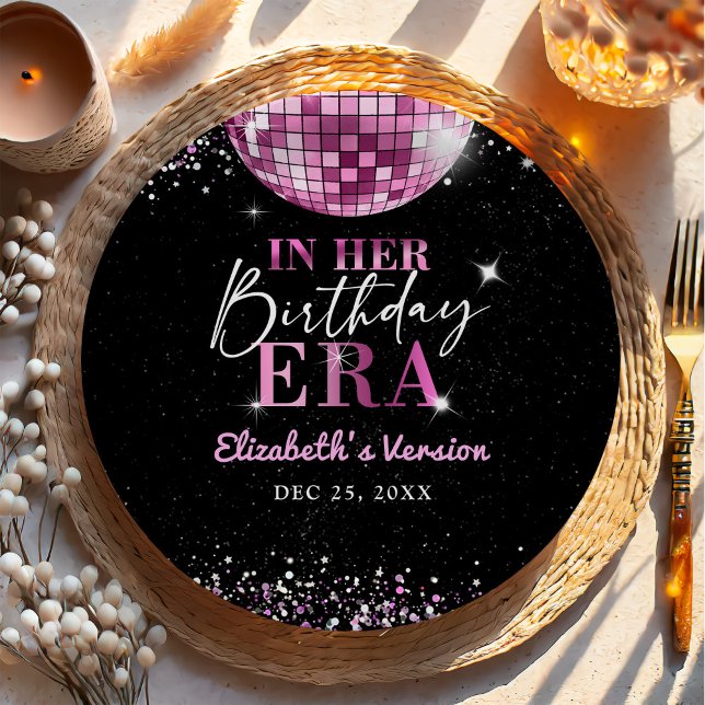 Prato De Papel No Meu Aniversário Era O Disco (Criador carregado)