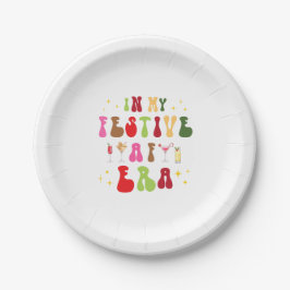 Prato De Papel No Natal Festivo Da Minha Era AF