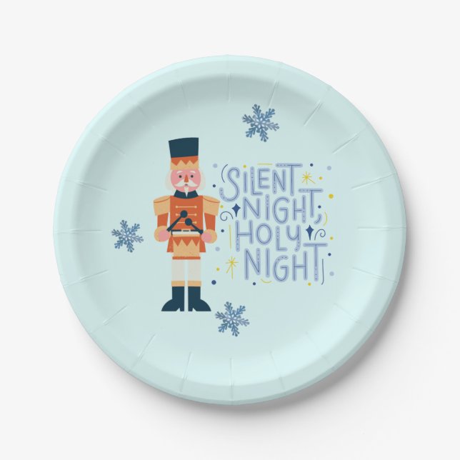 Prato De Papel Noite silenciosa, noite sagrada (Frente)