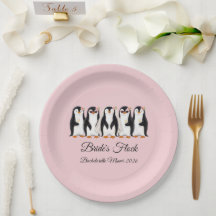Noiva de Pinguim Fofo: Despedida de Solteira Rosa