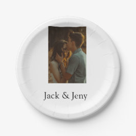 Prato De Papel Nome de adição colorido simples mínimo e colorido