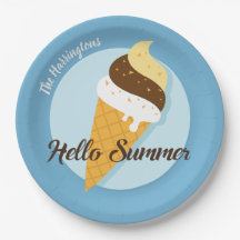 Nome personalizado e Sorvete de cores