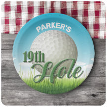 NOME Personalizado Golfer Pro Ball 19th Hole