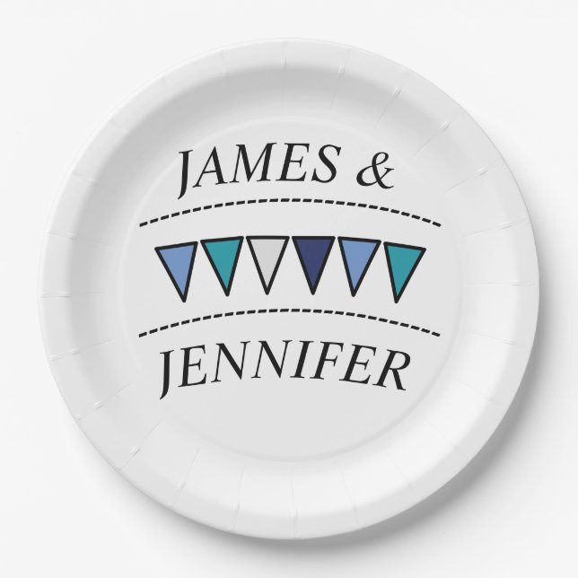 Prato De Papel Nomes Engraçados (Frente)