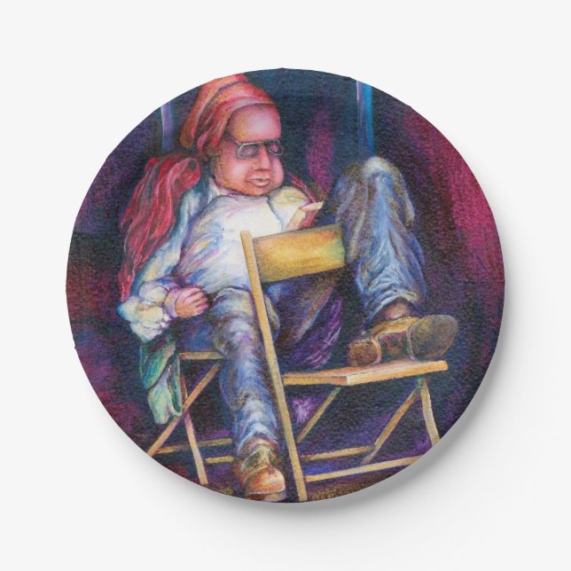 Prato De Papel Norman prefere desenhar no Sono (Frente)