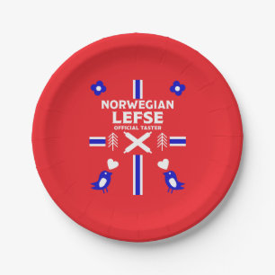 Prato De Papel Norueguês - Esquerda Flatpão Apron