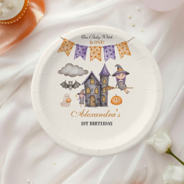 Prato De Papel Nossa Bruxinha vira uma