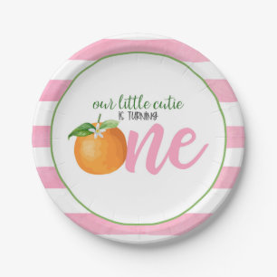 Prato De Papel Nossa Pequena Cutie está virando uma Placa - Pk St