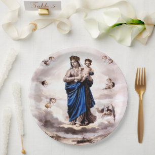 Prato De Papel Nossa Senhora do Estúpido Sucor BW