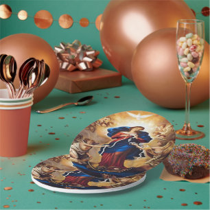 Prato De Papel Nossa Senhora Undoer of Knots