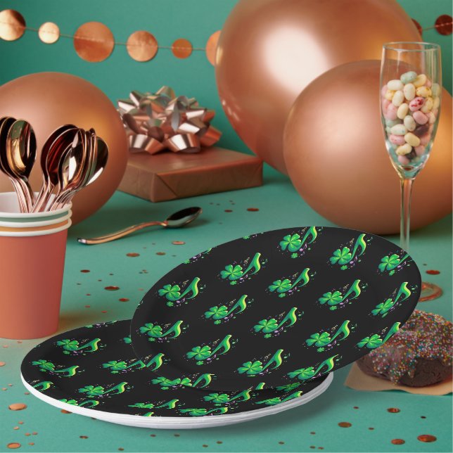 Prato De Papel Nota musical de sorte (Múltiplo)