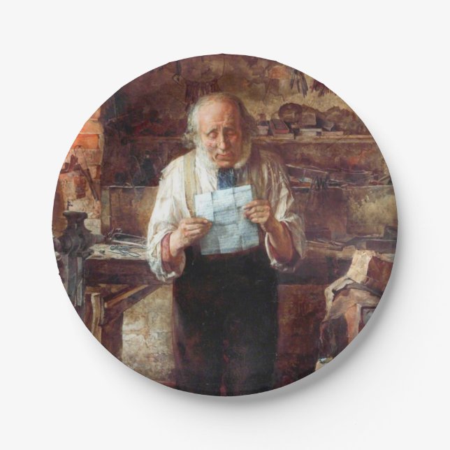 Prato De Papel Notícias do Meu Lado (por James Campbell) (Frente)