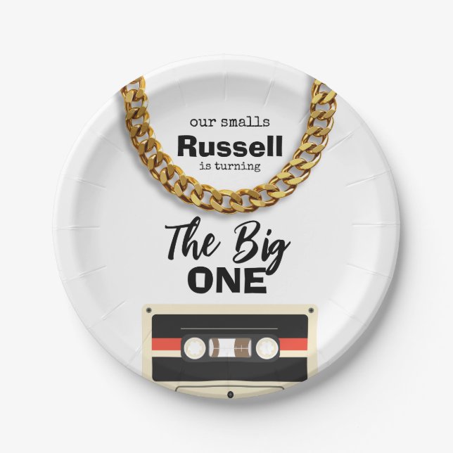 Prato De Papel Notorious One 1st Birthday (Frente)