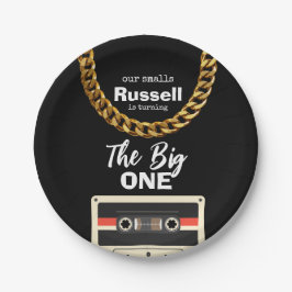 Prato De Papel Notorious One 1st Birthday