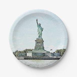 Prato De Papel Nova Iorque - Estátua da Liberdade