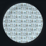Prato De Papel Nova Iorque NYC Hanukkah - Arquitetura de marcos<br><div class="desc">Design apresenta uma ilustração original de caneta e tinta de vários marcos Nova Iorque, incluindo a Estátua da Liberdade, o Washington Square Arch e a Ponte do Brooklyn, "vestida" para a temporada de festas. Ideal para celebrar Hanukkah e as férias judaicas. Este design NYC também está disponível em outros produtos....</div>