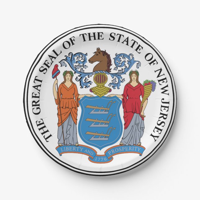 Prato De Papel Nova Jersey (Frente)