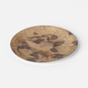 Prato De Papel Novelty Chocolate Chip Cookie