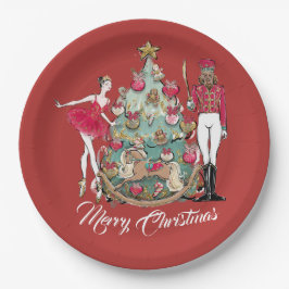 Prato De Papel Noz-Balé Dancer Natal