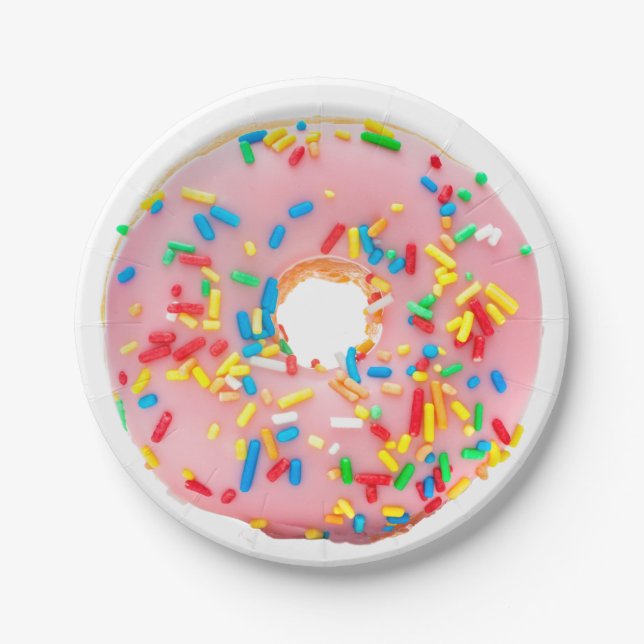 Prato De Papel Noz - Rosquinha (Frente)
