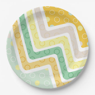 Prato De Papel Números Geométricos 7