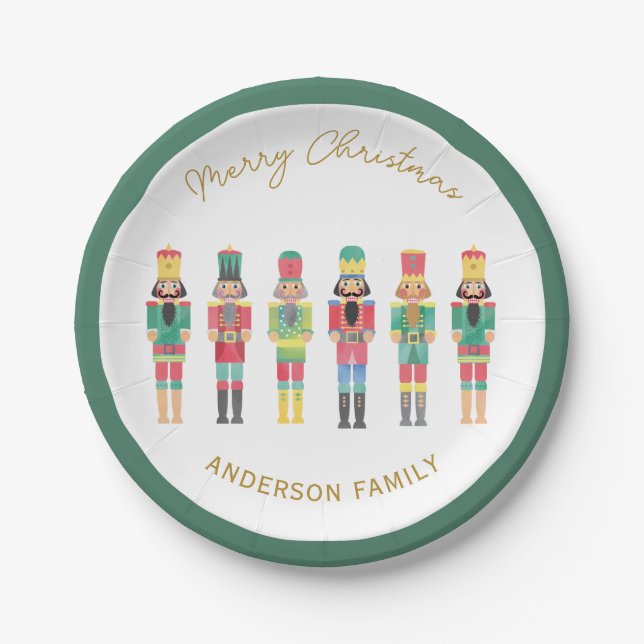PRATO DE PAPEL NUTCRACKER CHRISTMAS GIFT STICKER (Frente)