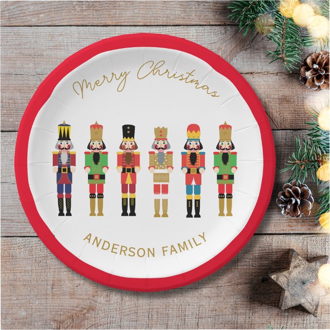PRATO DE PAPEL NUTCRACKER CHRISTMAS GIFT STICKER (Criador carregado)