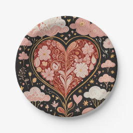 Prato De Papel O amor está no ar