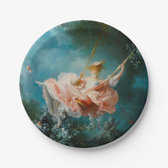 Prato De Papel O Balanço Fragonard (Frente)